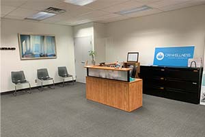 image of clinic reception area